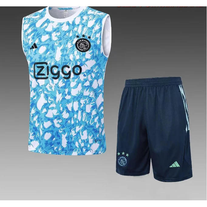 Adidas Adidas Ajax Training Set Blue/White Men's Blue - 1