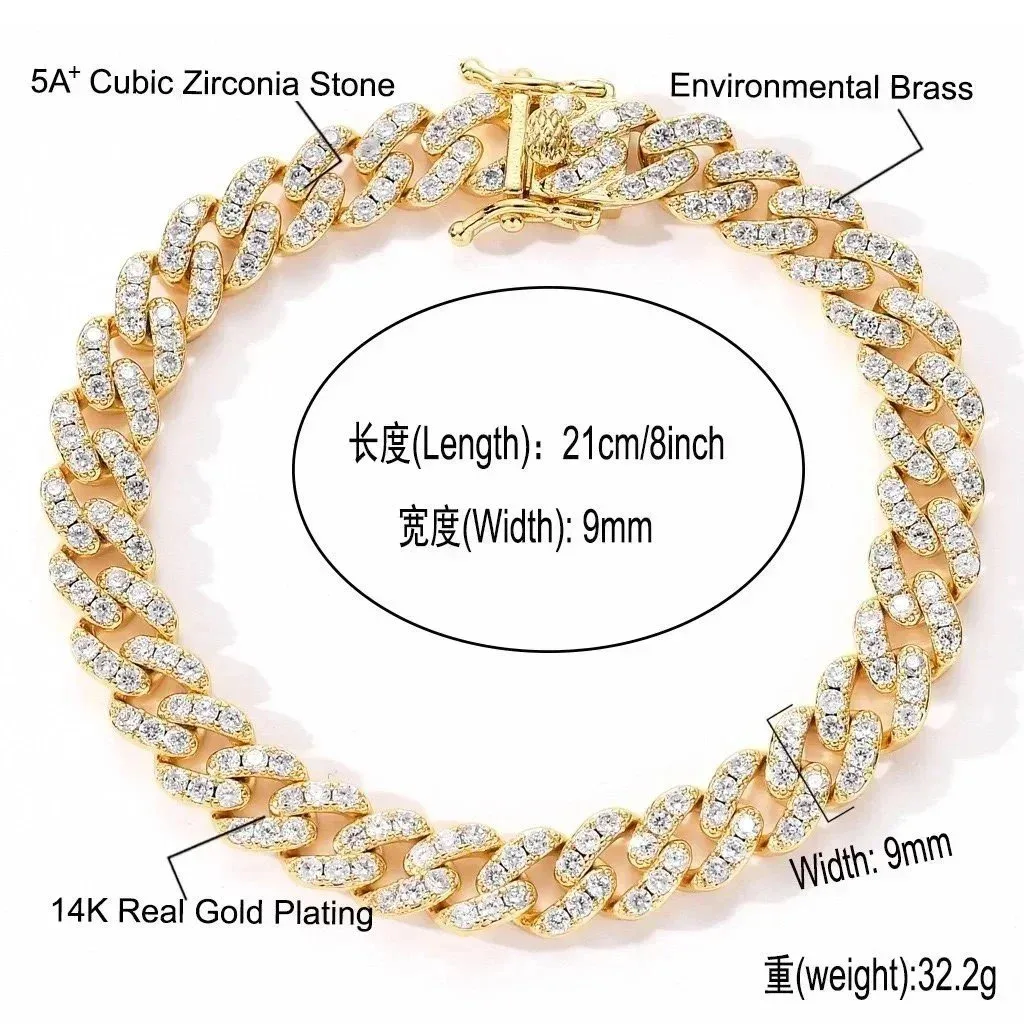 Other Gold Plated Cubic Zirconia Bracelet Gold - 1