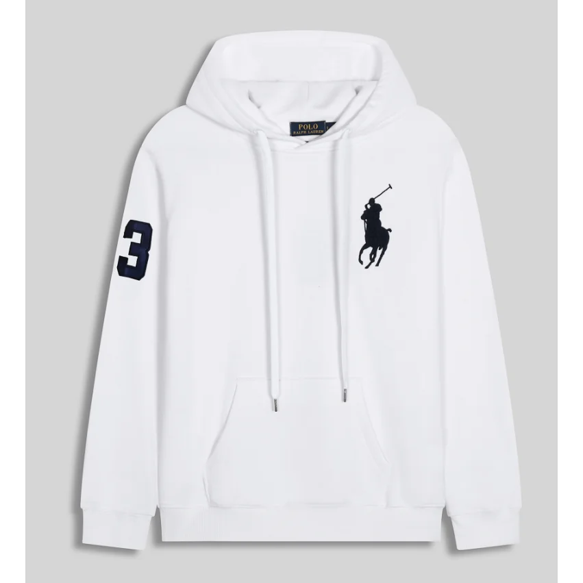 Polo Ralph Lauren Polo Ralph Lauren White Big Pony Hoodie White - 1