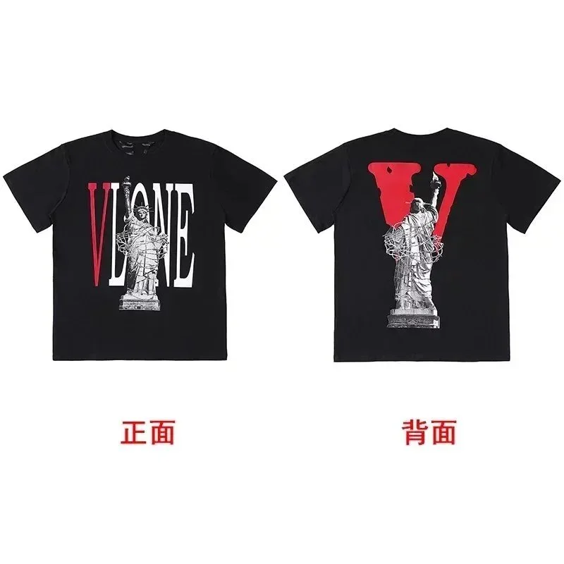 VLONE VLONE Statue of Liberty T-Shirt Black Black - 1