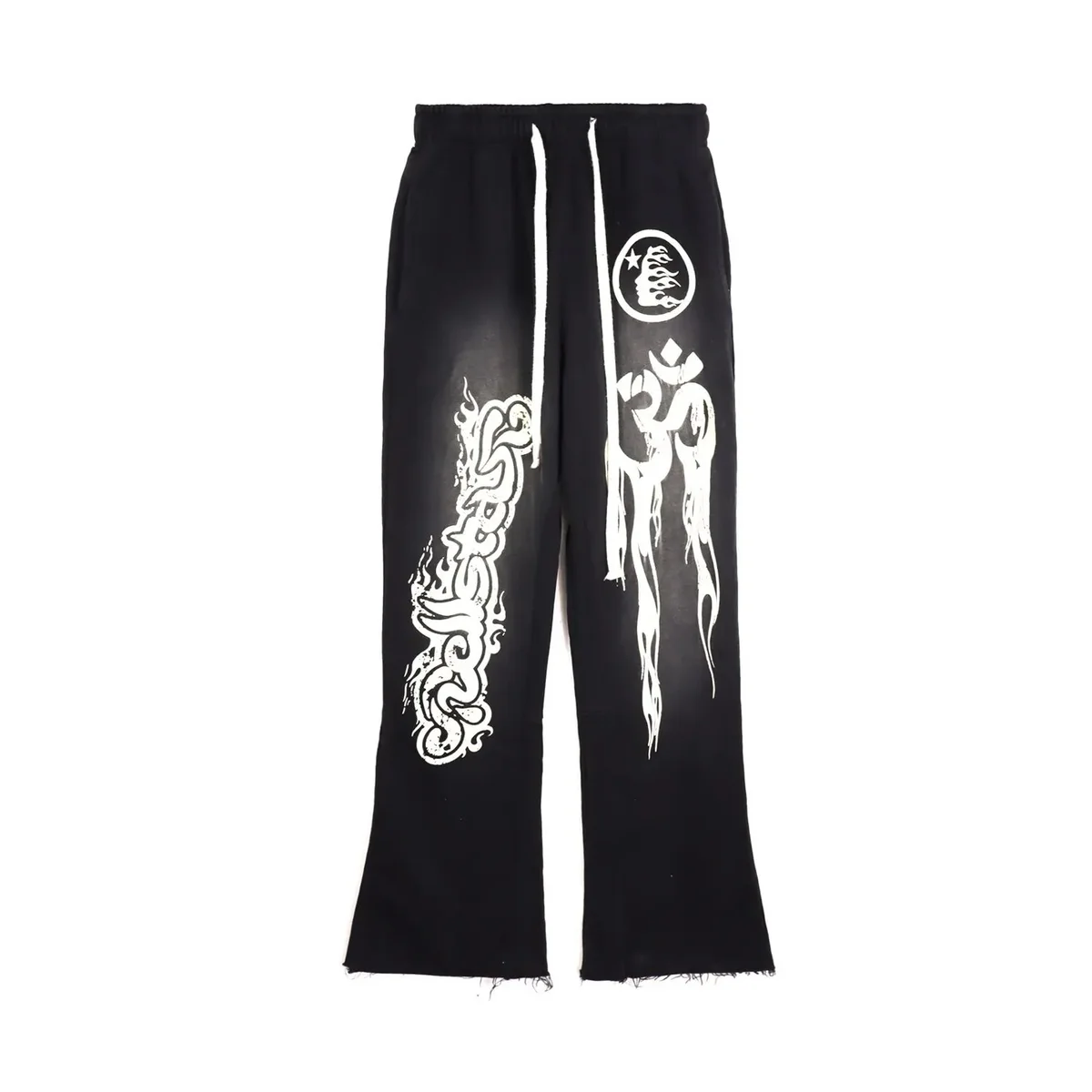 Other Black Tribal Print Sweatpants Black - 1
