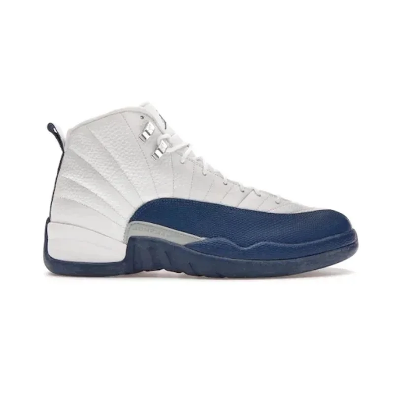 Jordan Nike Air Jordan 12 White Midnight Navy Sneakers White