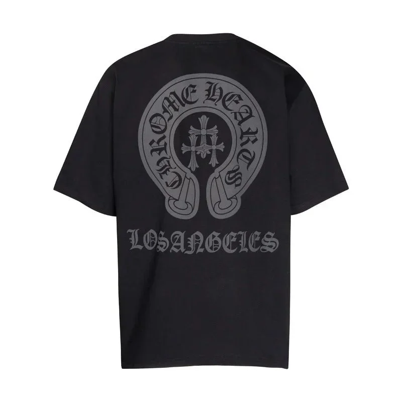 Chrome Hearts Chrome Hearts One Heart Los Angeles Black T-Shirt Black - 1