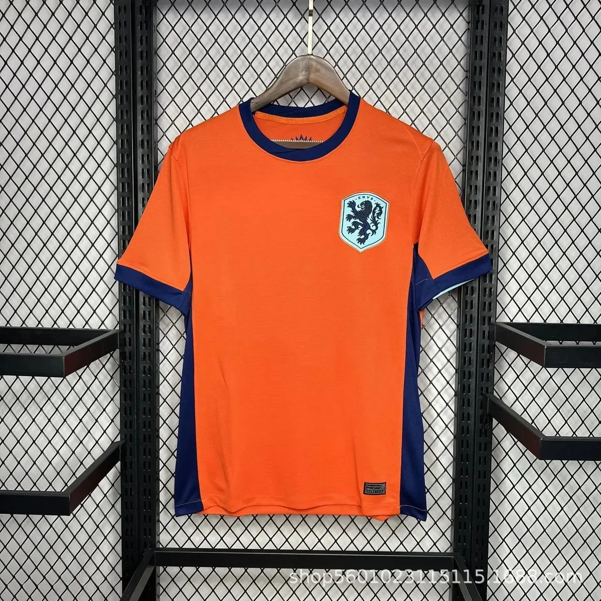 Adidas Adidas Netherlands Jersey Orange Blue Men's Football Shirt Orange - 1