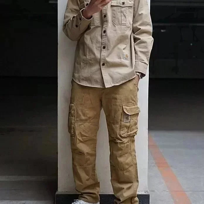 Carhartt Carhartt Detroit Cargo Pants Beige Beige - 1