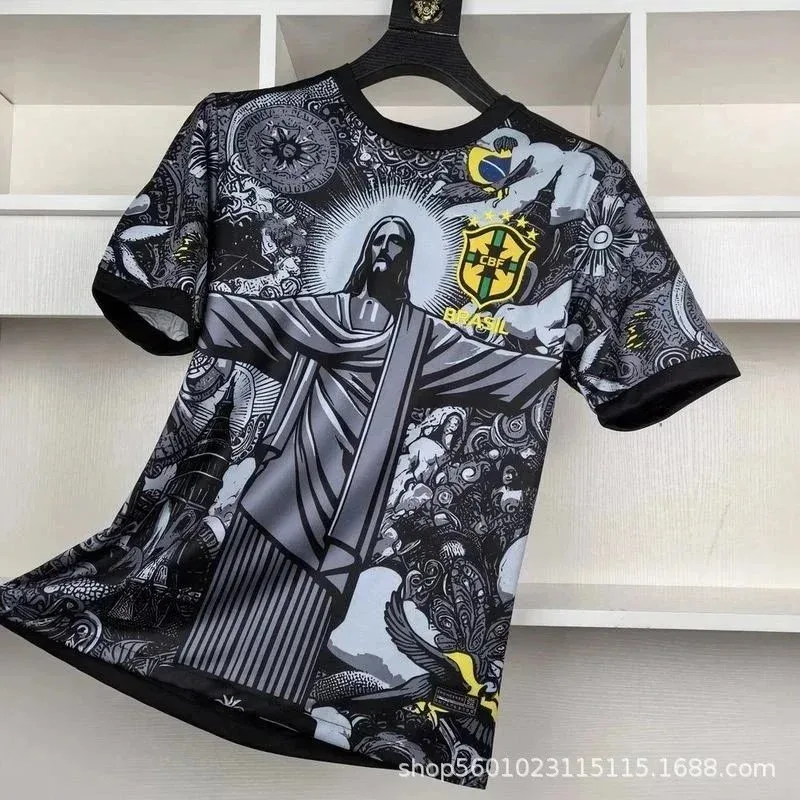Other Unisex Jesus Christ & CBF Jersey T-Shirt Black - 1