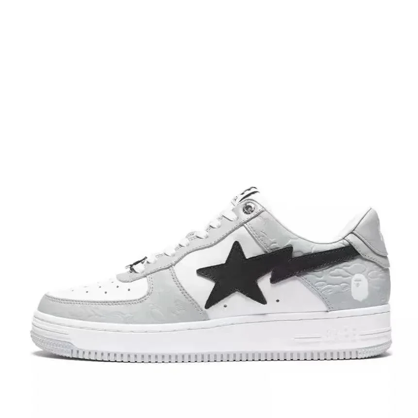 A Bathing Ape A Bathing Ape BAPE STA Triple White Sneakers White - 1