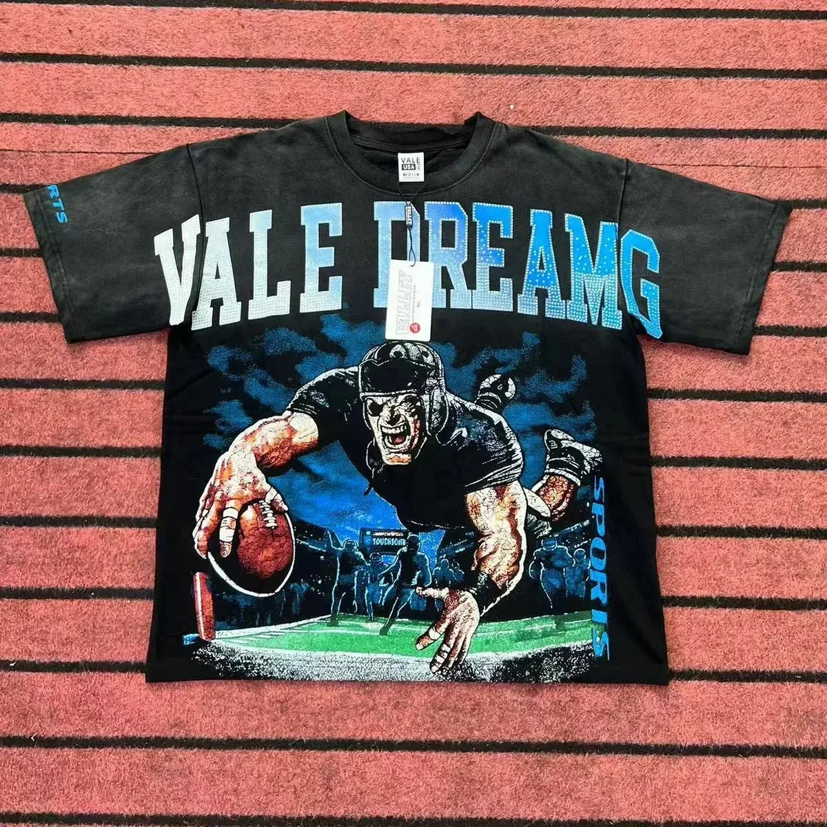 Other Black 'VALE DREAMG' Graphic T-Shirt Black - 1