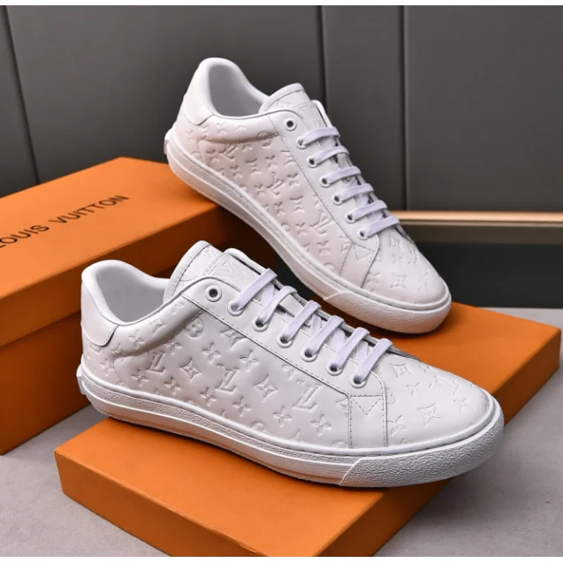 Louis Vuitton Louis Vuitton LV Trainer White Leather Sneakers White