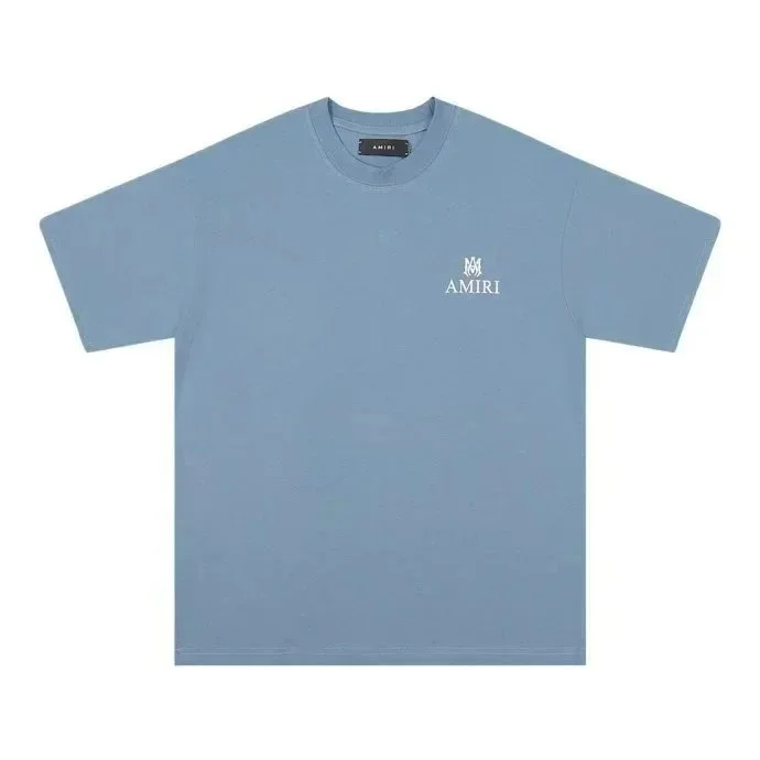 Amiri Amiri Light Blue Solid T-Shirt Blue - 1