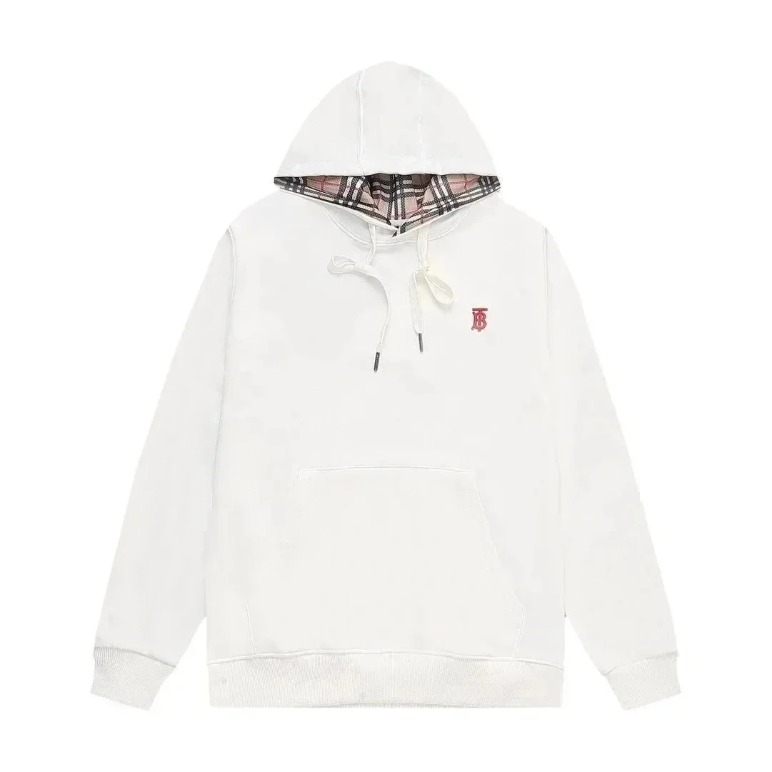 Burberry Burberry White TB Monogram Hoodie White - 1