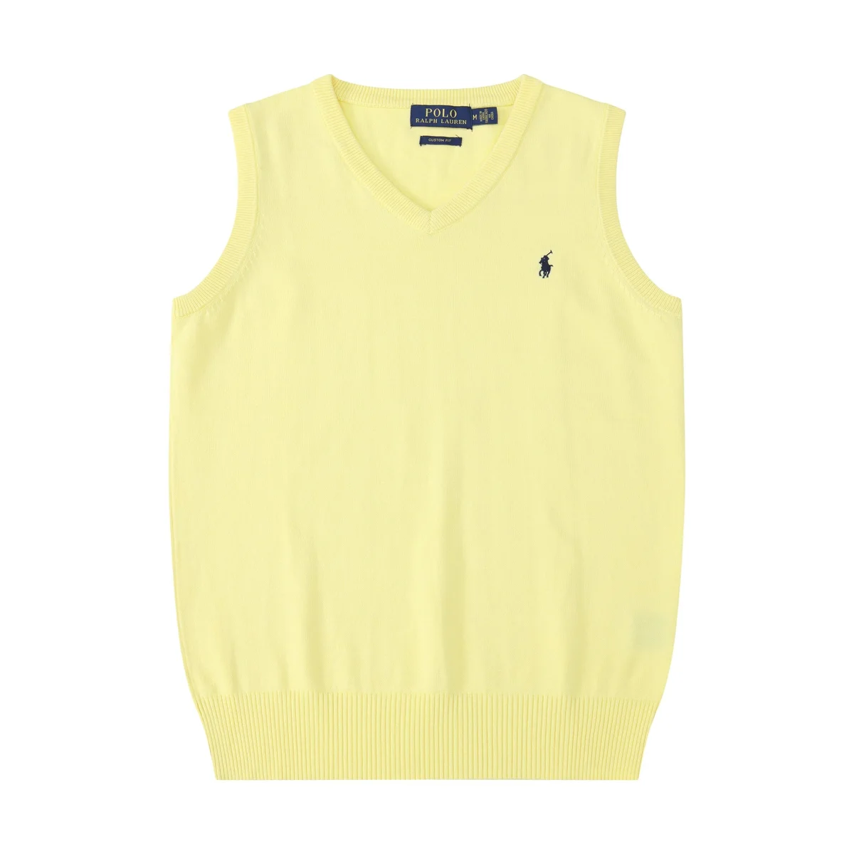 Polo Ralph Lauren Polo Ralph Lauren Yellow V-neck Sweater Vest Yellow - 1