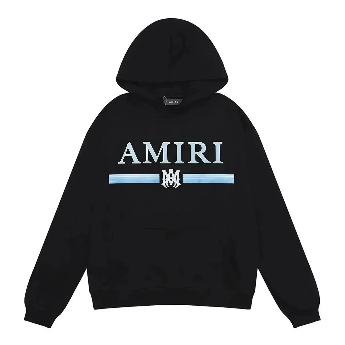 Amiri Amiri Black AMIRI Hoodie with Logo Print Black - 1