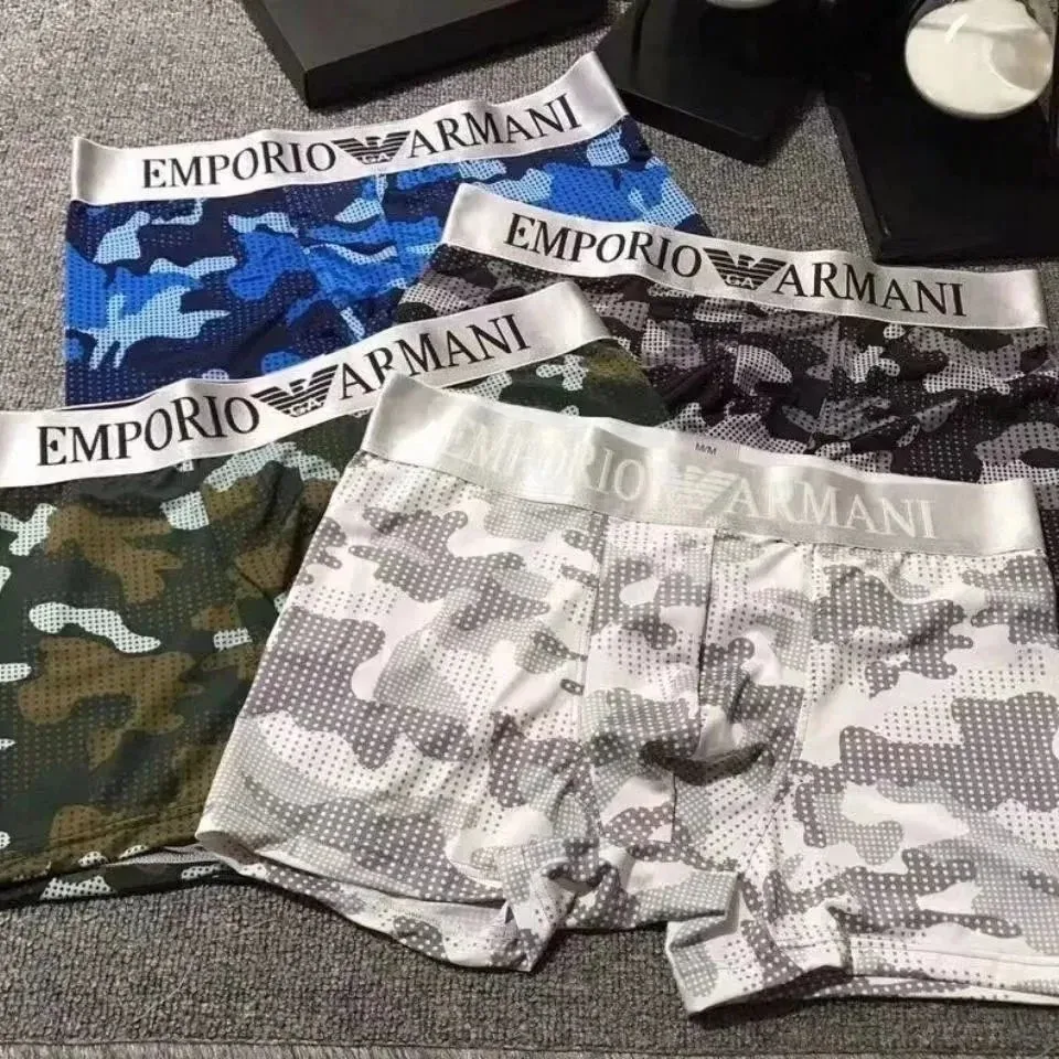 Armani Emporio Armani Camo Print Boxer Briefs Multicolor - 1