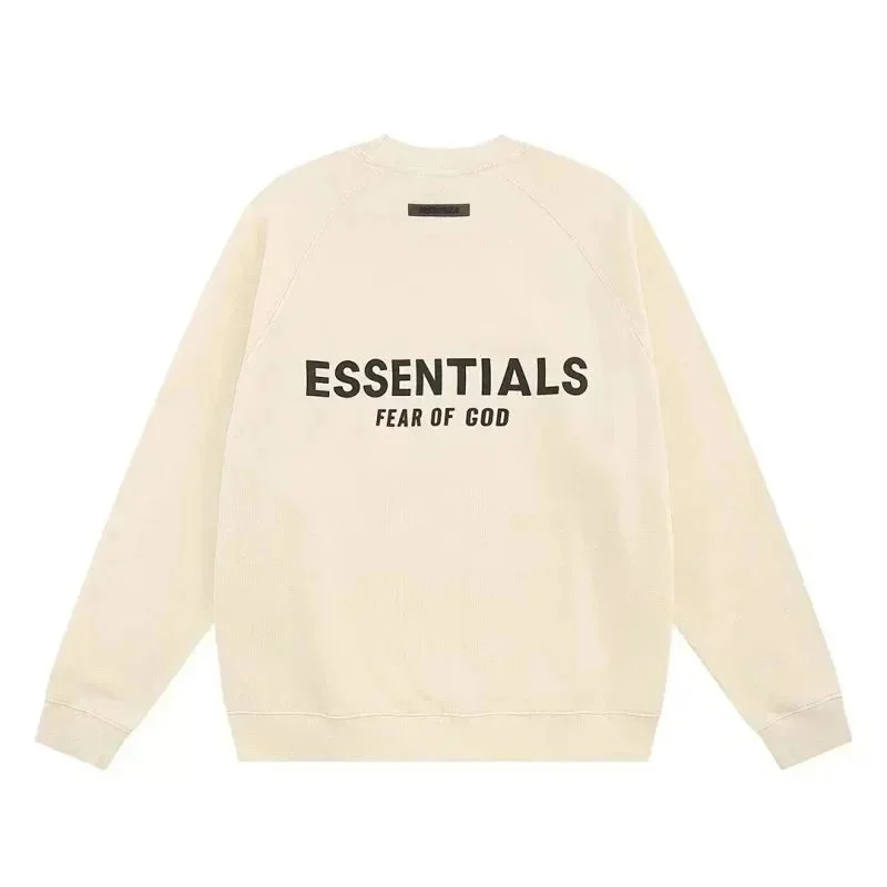 Fear of God Fear of God Essentials Off-White Hoodie Cream - 1