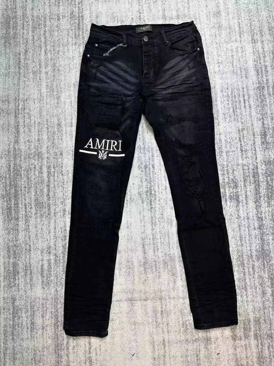 Amiri Amiri Black Distressed Jeans Black - 1