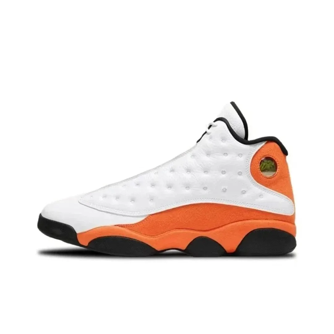Jordan Nike Air Jordan 13 White Orange Sneakers Orange - 1