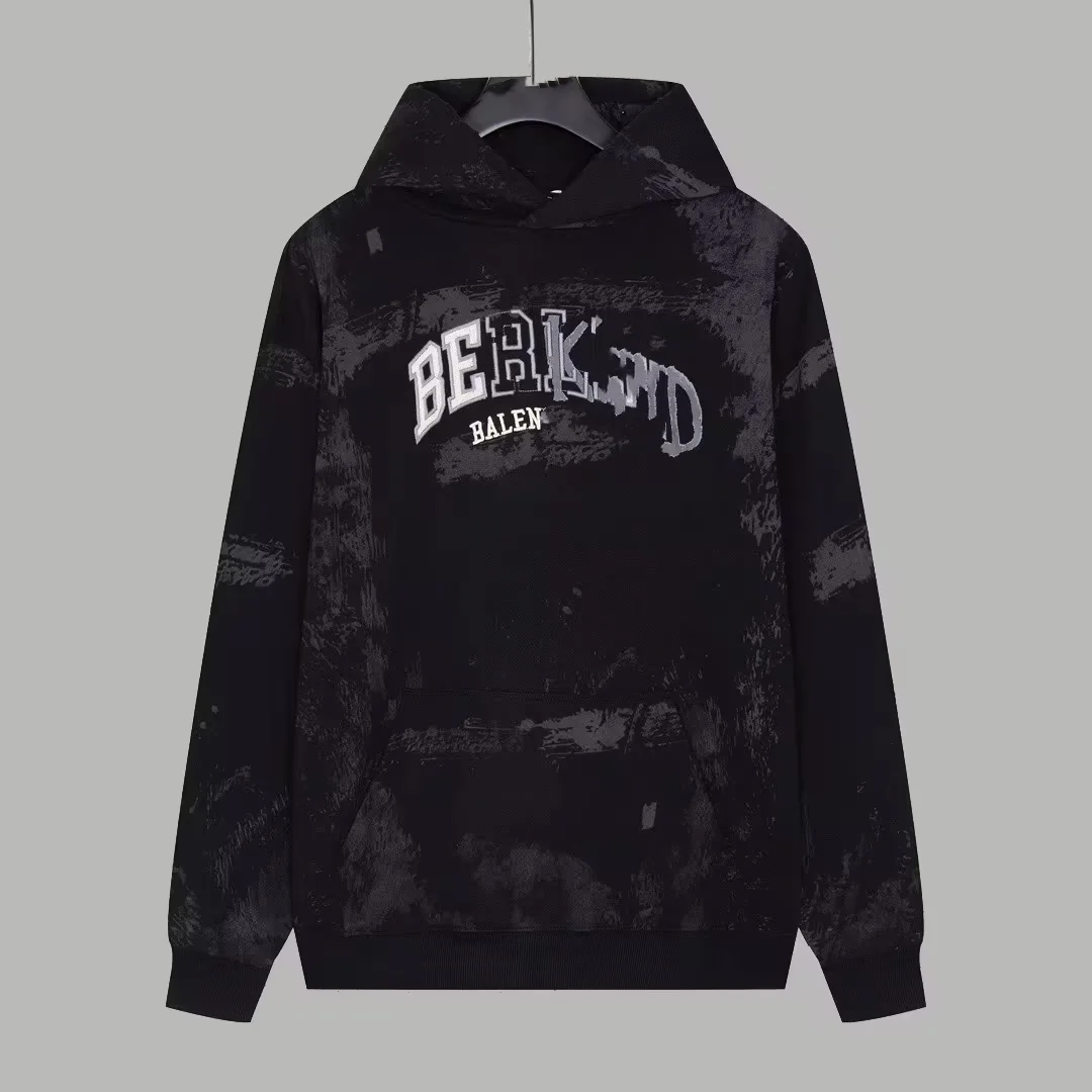 Balenciaga Balenciaga Berland Hoodie Black Cotton Sweatshirt Black - 1
