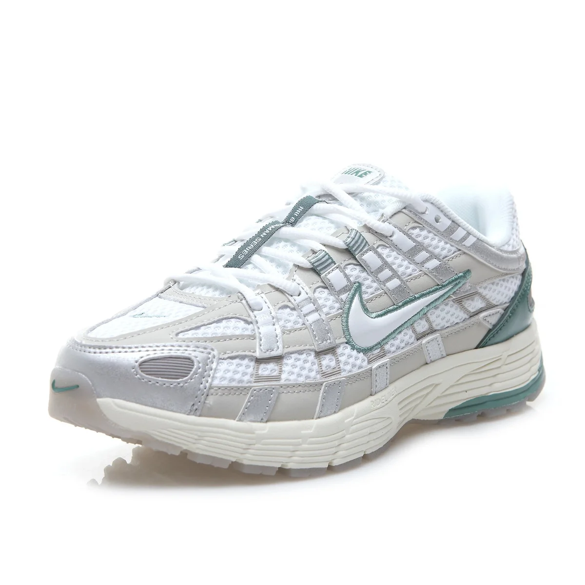 Nike Nike P-6000 Triple White Grey Green Sneakers White - 1