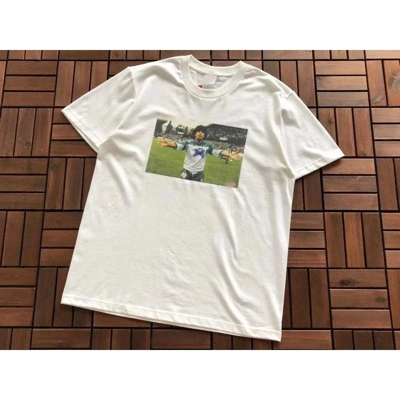 Supreme White Graphic Print T-Shirt White - 1