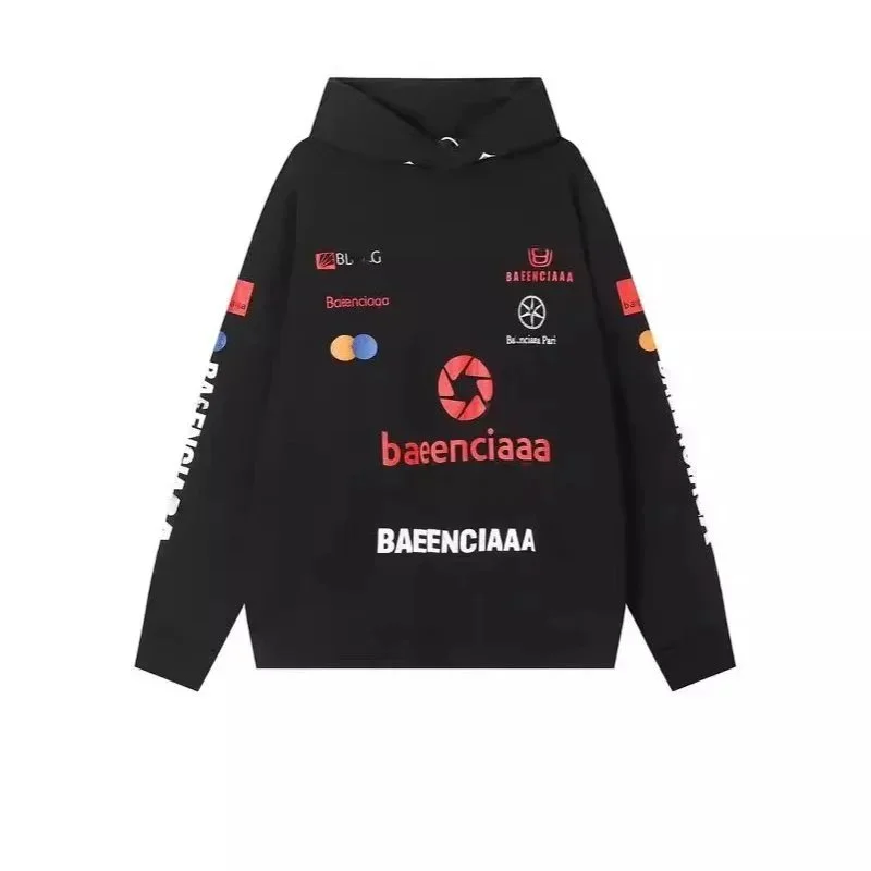 Balenciaga Balenciaga Black 'Baeenciaaa' Hoodie Black - 1