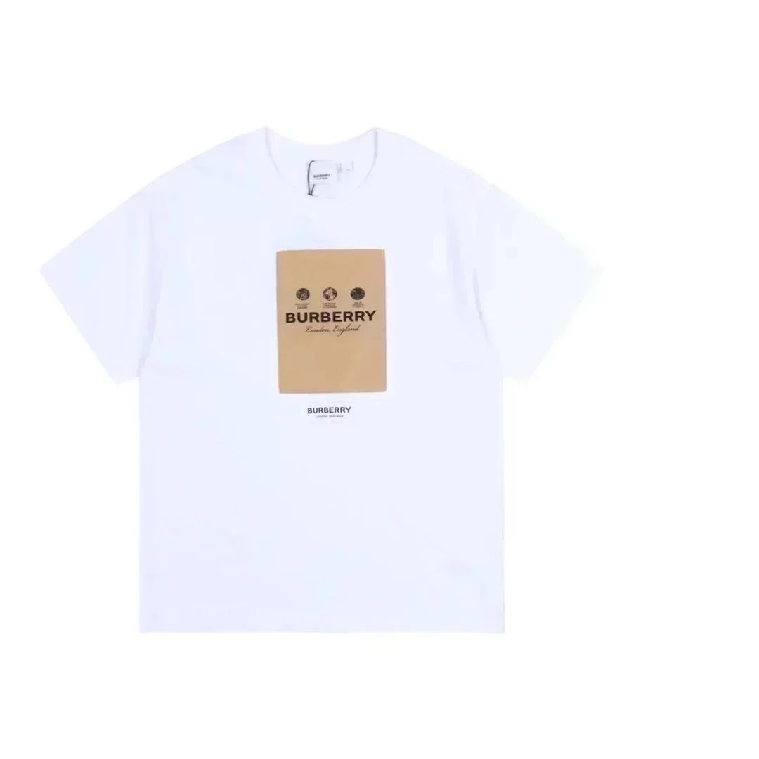 Burberry Burberry White Logo T-Shirt White - 1