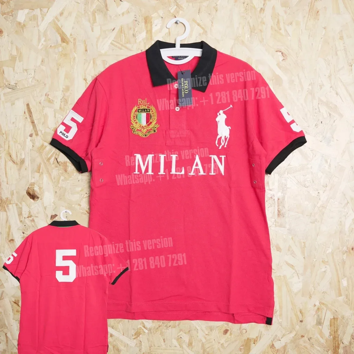 Polo Ralph Lauren Polo Ralph Lauren Big Pony Milan Red Polo Shirt Red - 1