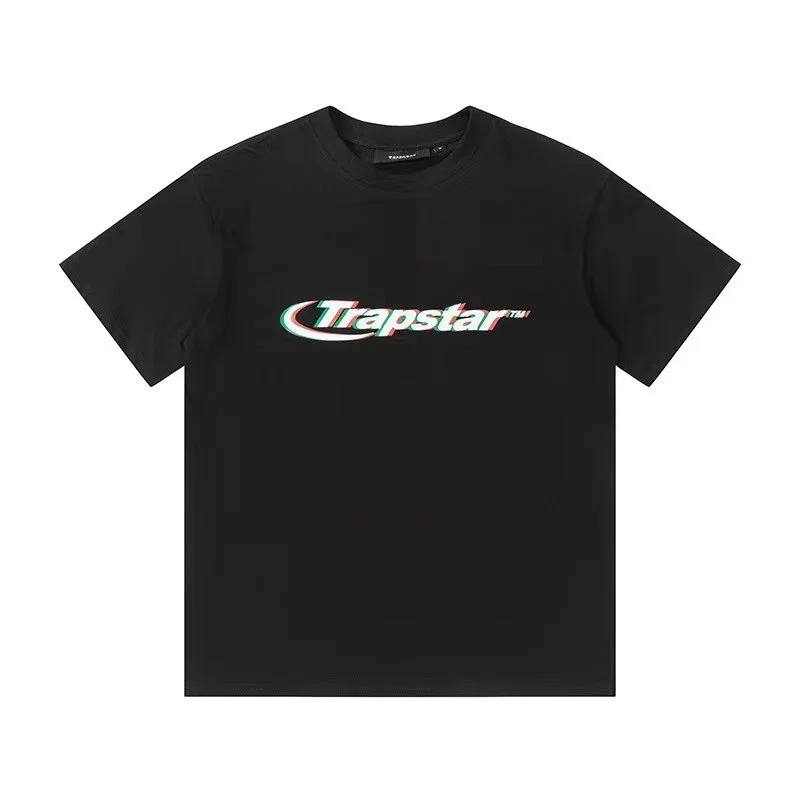 Trapstar Trapstar Black Glitch Logo T-Shirt Black - 1