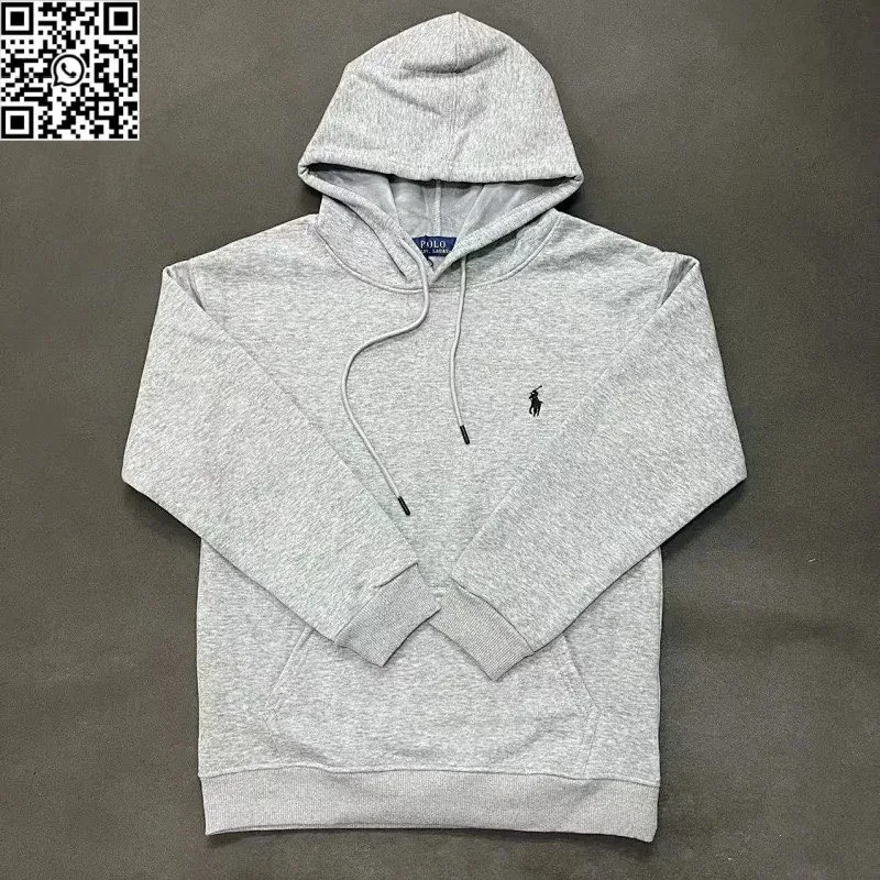 Polo Ralph Lauren Polo Ralph Lauren Grey Hoodie with Pony Logo Grey - 1