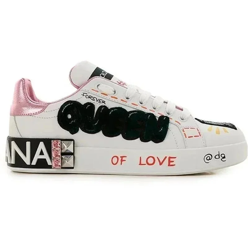 Dolce & Gabbana Dolce & Gabbana Queen of Love Sneakers White White - 1