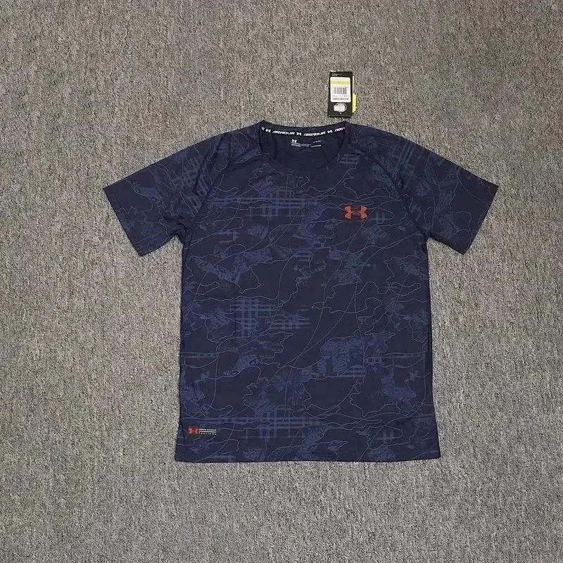 Under Armour Under Armour Camo Print T-Shirt Navy Blue Navy - 1