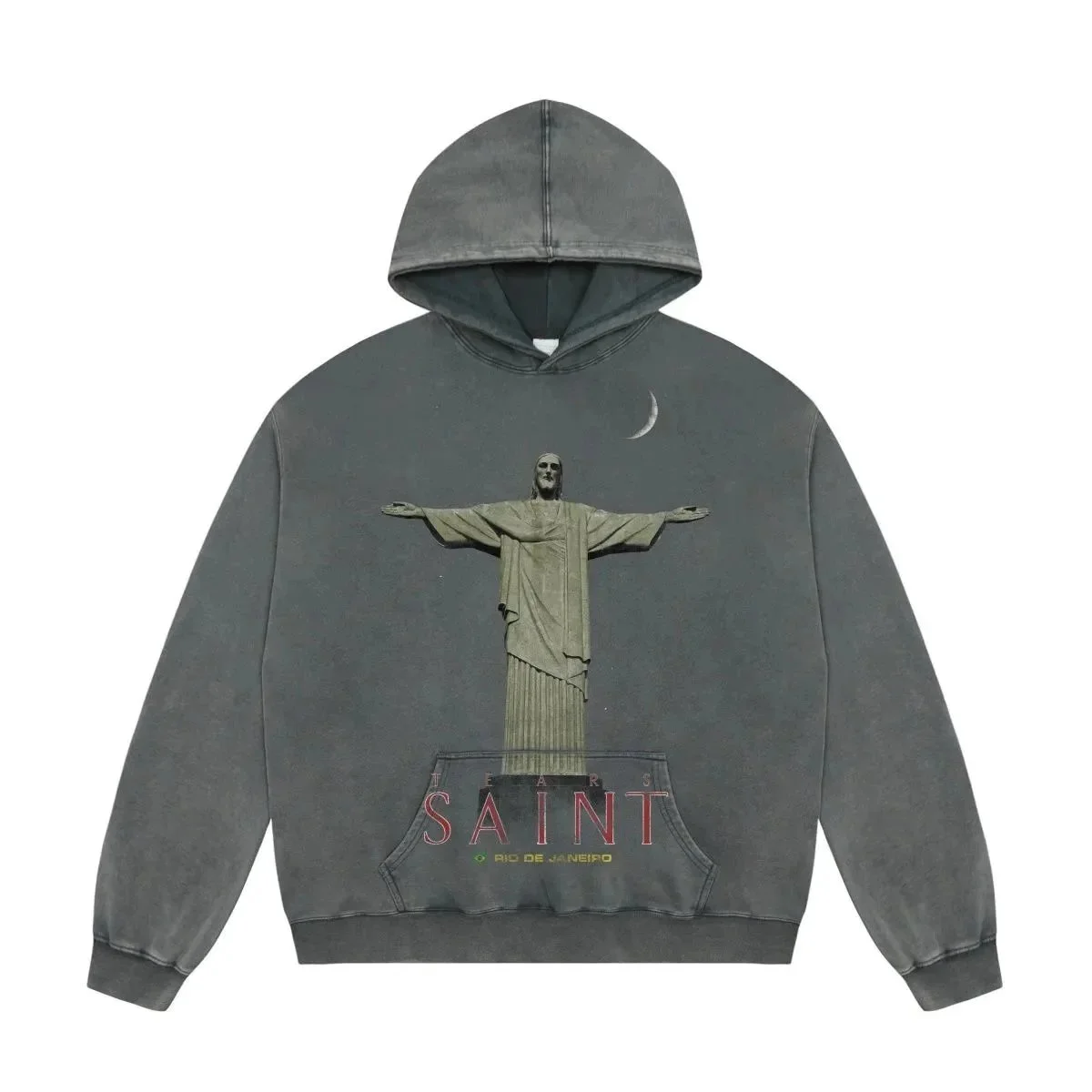 Other Saint Christ the Redeemer Hoodie Grey Grey - 1