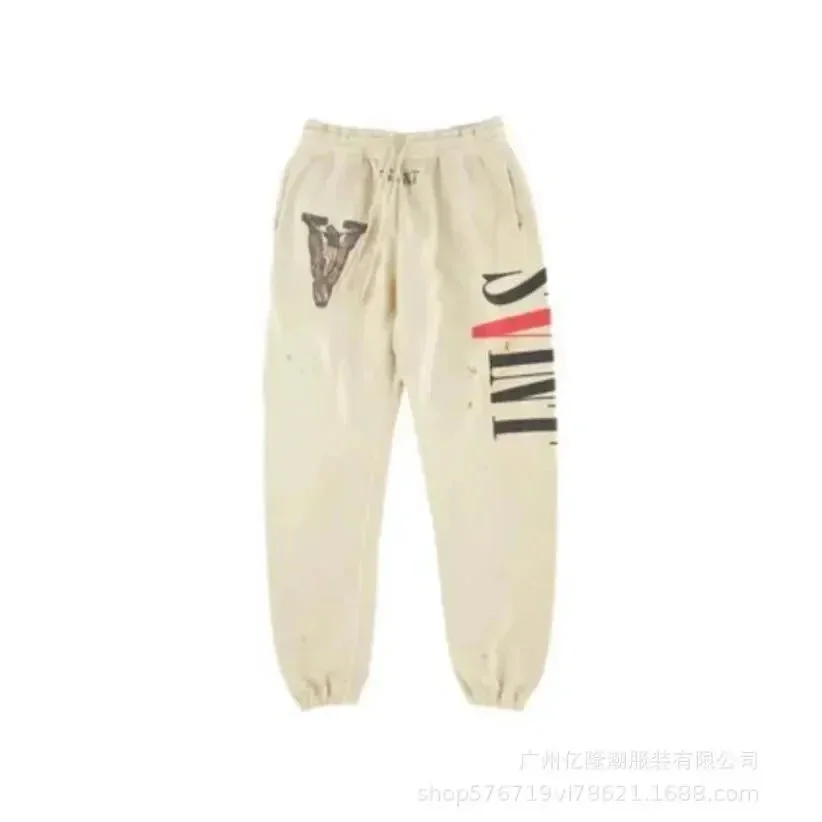 VLONE Beige Graphic Print Sweatpants Beige - 1