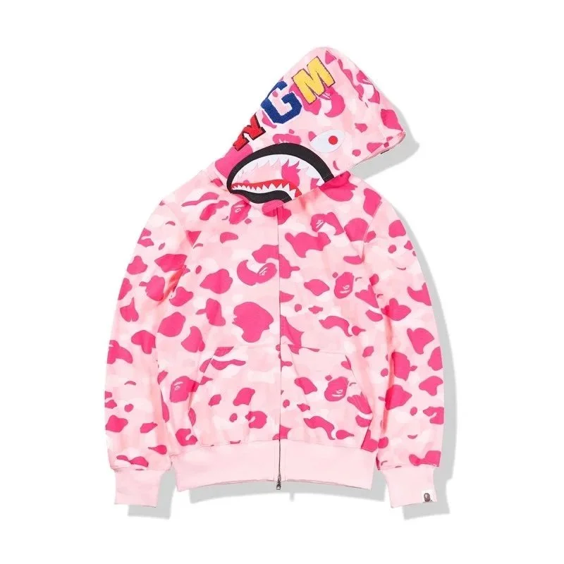 A Bathing Ape A Bathing Ape BAPE STA Pink Camo Hoodie Pink - 1