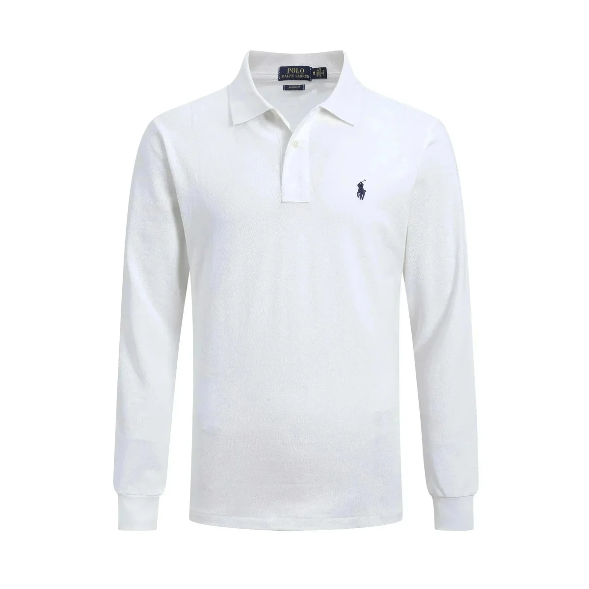 Polo Ralph Lauren Polo Ralph Lauren White Long Sleeve Polo Shirt White - 1