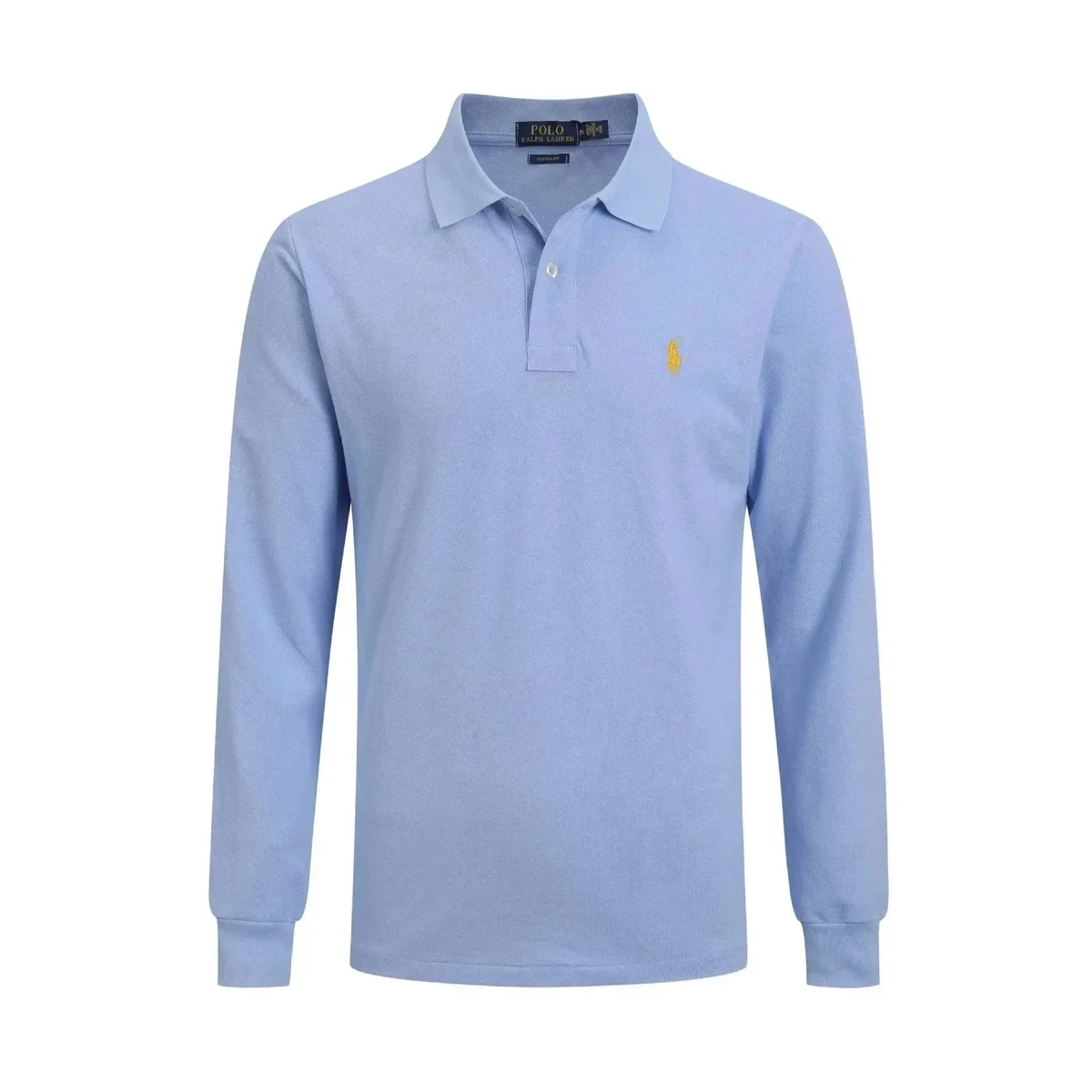 Polo Ralph Lauren Ralph Lauren Blue Long Sleeve Polo Shirt Blue - 1