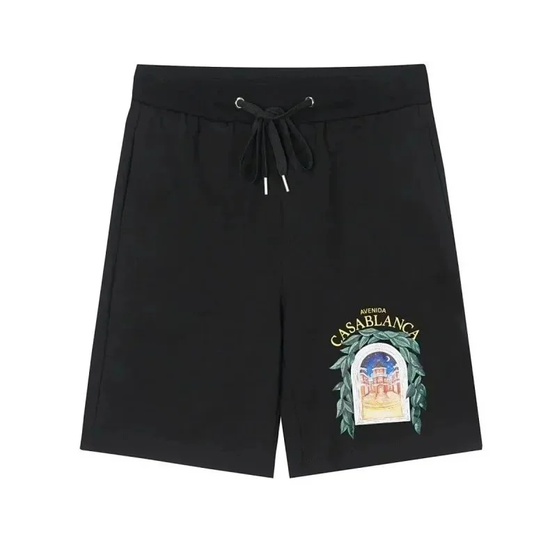 Other Black 'Casablanca' Embroidered Shorts Black - 1