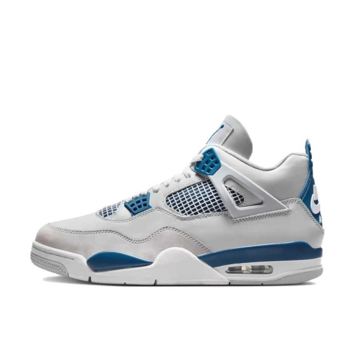 Jordan Nike Air Jordan 4 Grey/Blue Sneakers Grey - 1