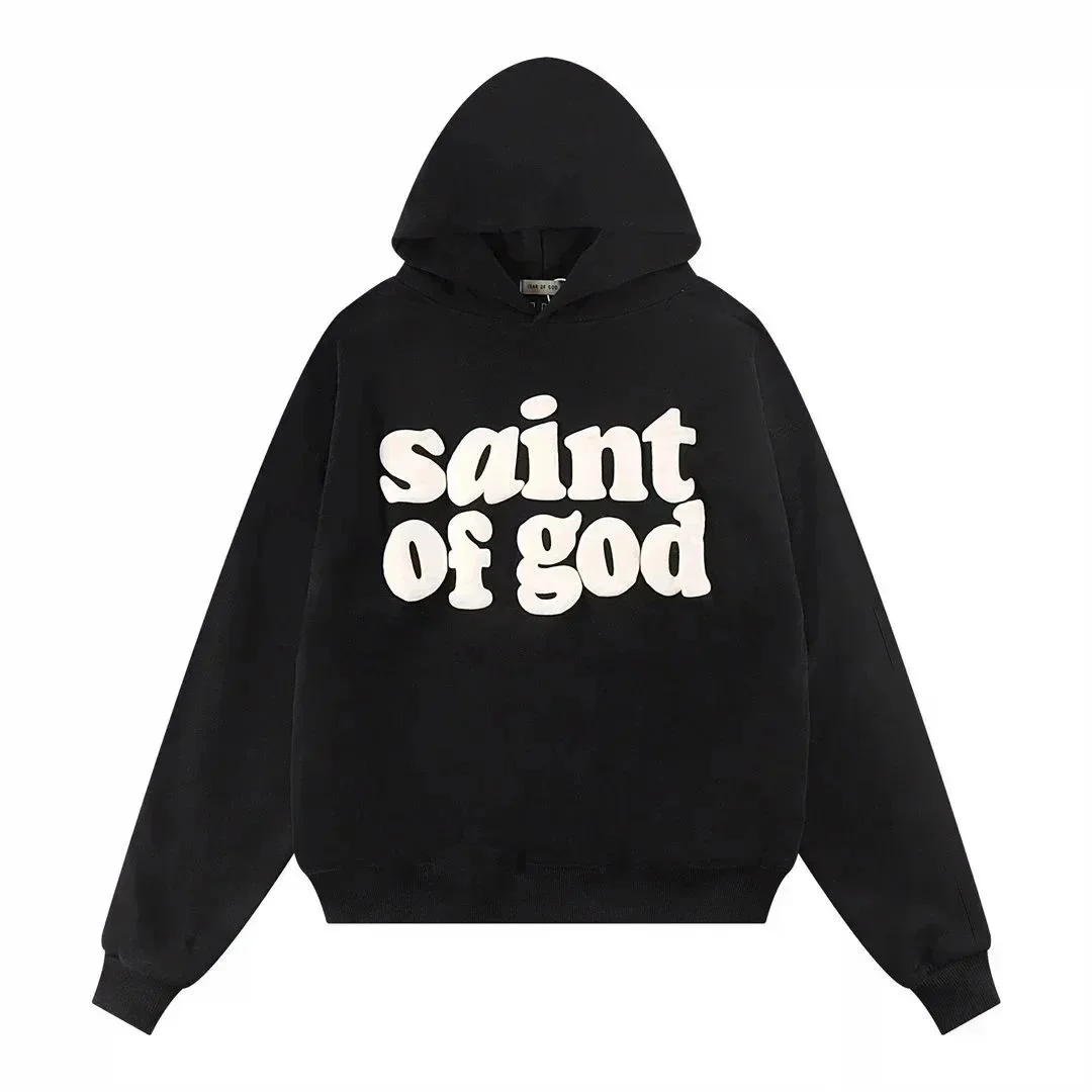 Other Black 'Saint of God' Hoodie Black - 1