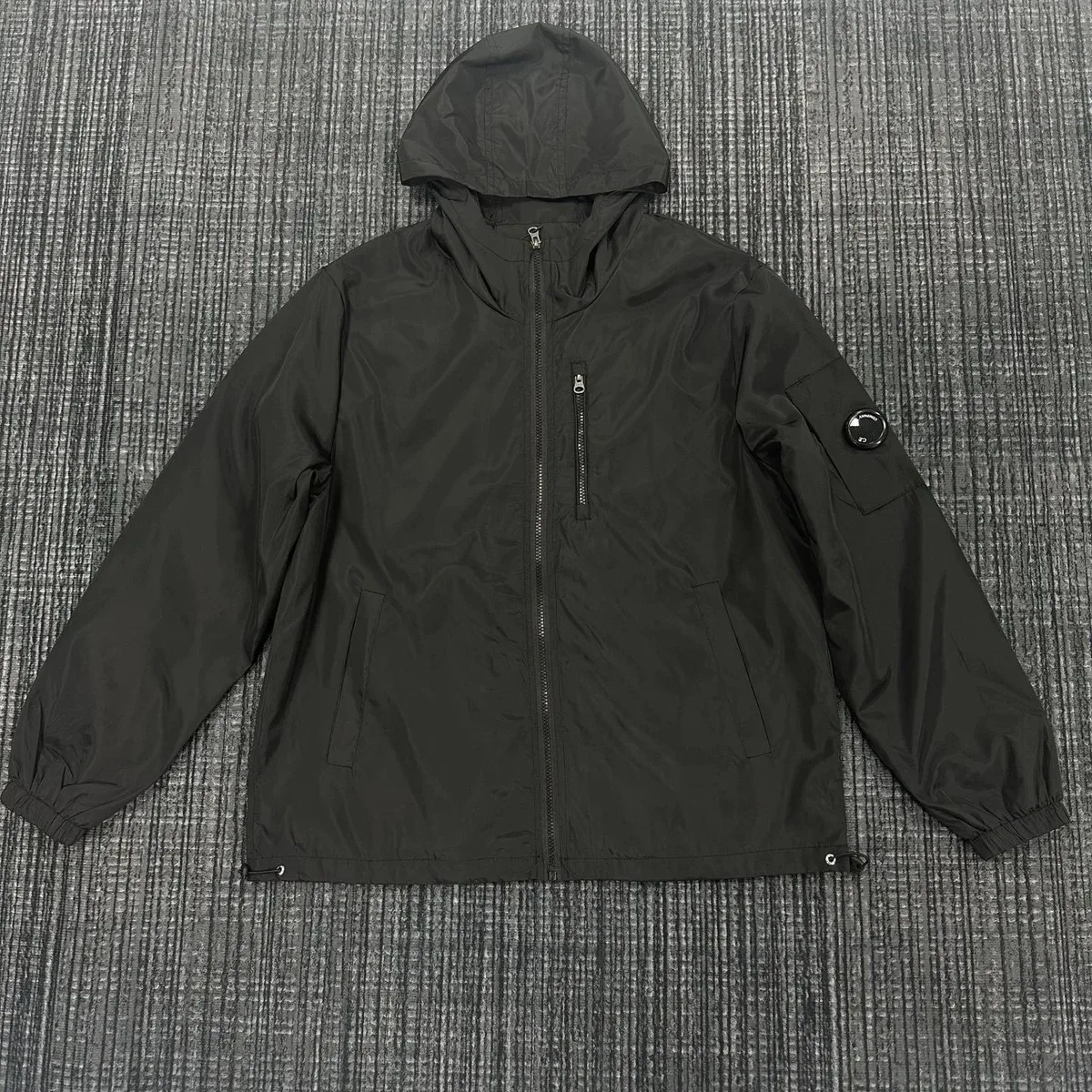 CP Company CP Company Goggle Black Hooded Jacket Black - 1