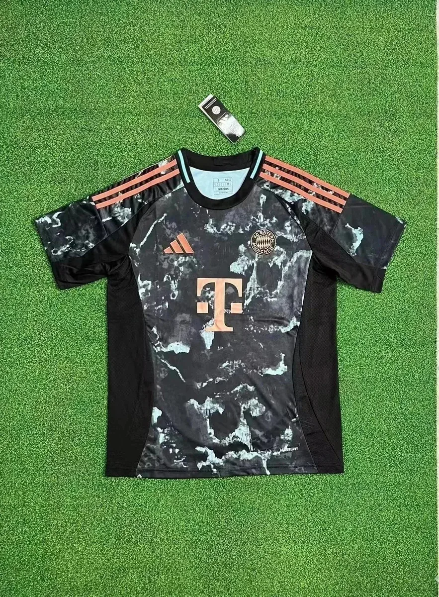 Adidas Adidas Bayern Munich Away Jersey Black/Orange Football Shirt Black - 1