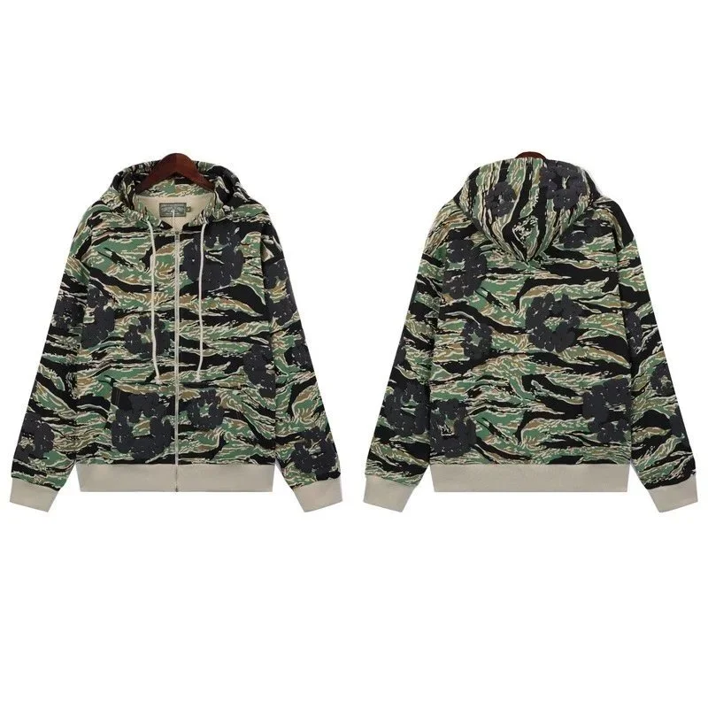 A Bathing Ape A Bathing Ape BAPE STA Camo Zip-Up Hoodie Multicolor - 1