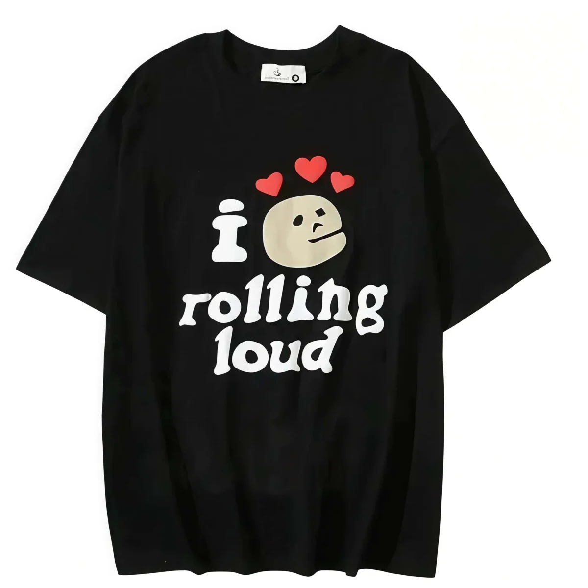 Other Black 'I Rolling Loud' Graphic T-Shirt Black - 1