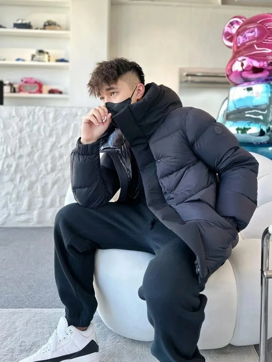 Moncler Moncler Maya Black Long Puffer Jacket Black