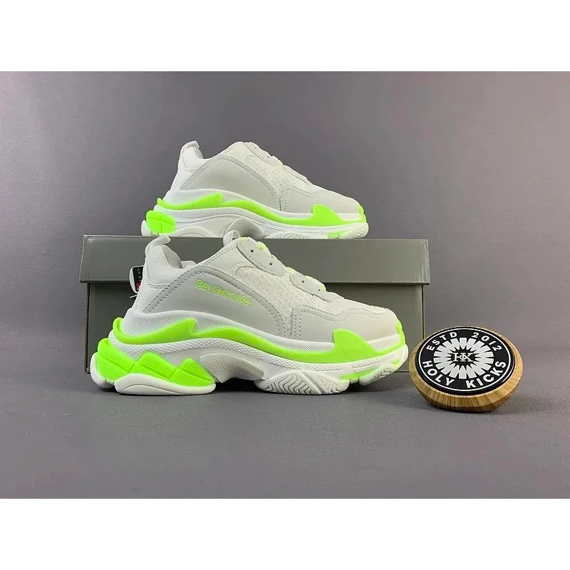 Balenciaga Balenciaga Triple S White/Green Sneakers White - 1