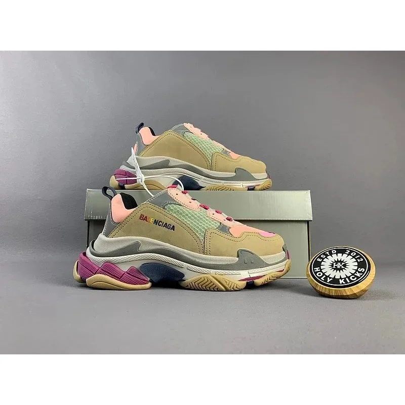 Balenciaga Balenciaga Triple S Beige/Pink Sneakers Beige - 1