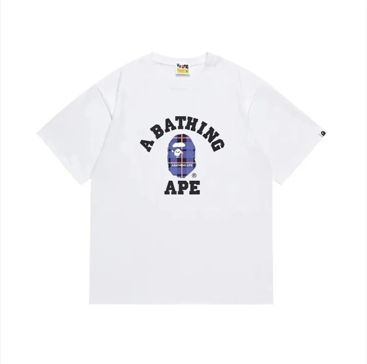 A Bathing Ape A Bathing Ape College Logo T-Shirt White White - 1