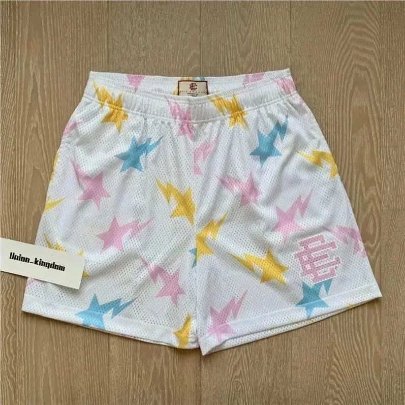 A Bathing Ape A Bathing Ape BAPE STA Star Print Shorts White White - 1