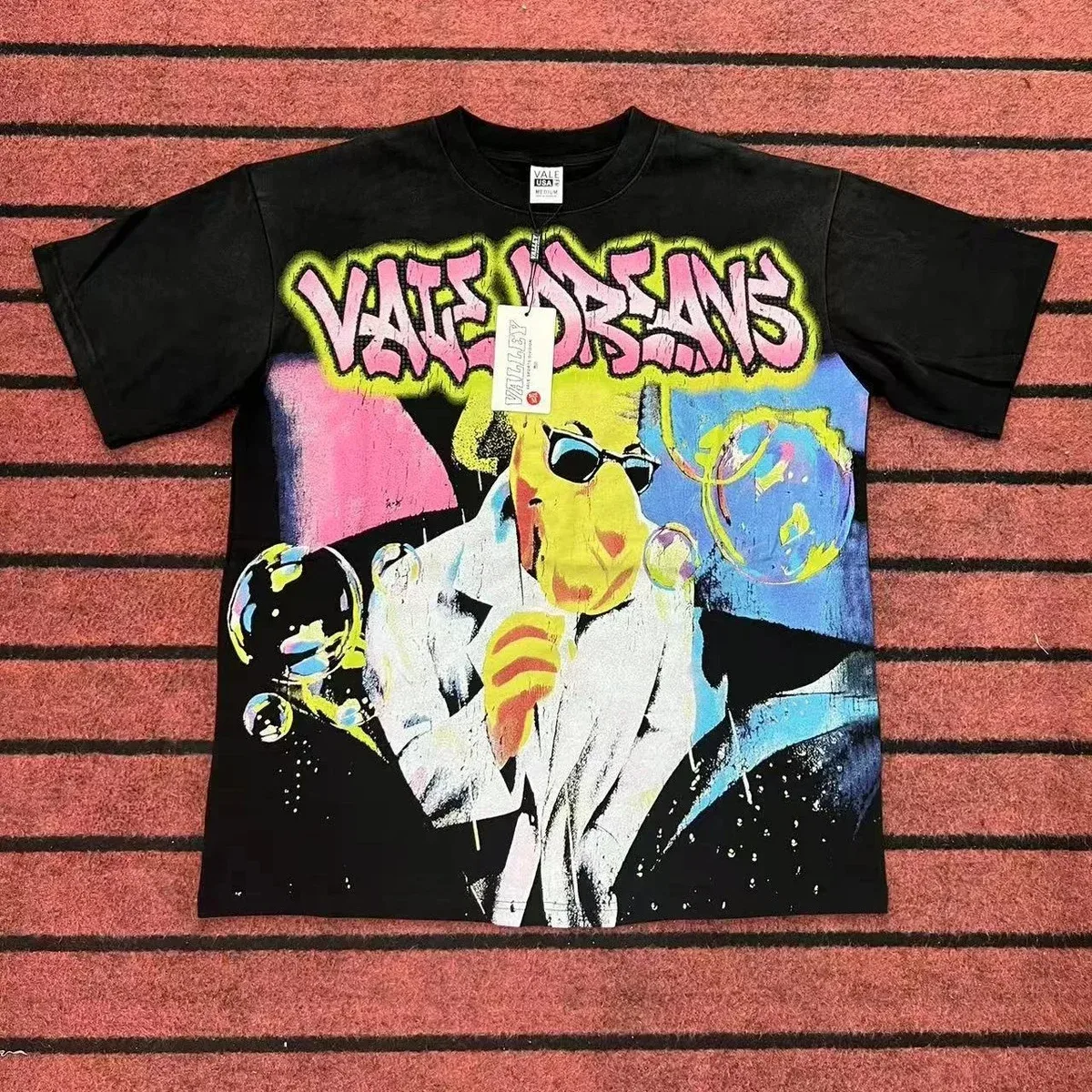 Other Black 'VALE ORLEANS' Graphic T-Shirt Black - 1
