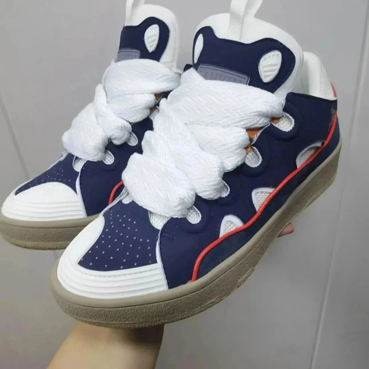 Calvin Klein Calvin Klein Blue & White Sneakers Blue - 1